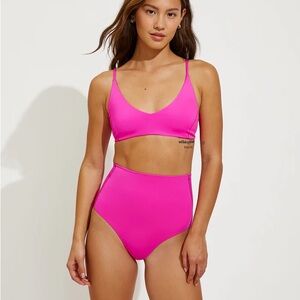 Left On Friday Bold Pink Bikini